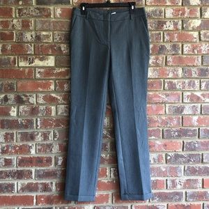 Women’s Tall Alloy Crop Dress Pants Pinstripe Grey